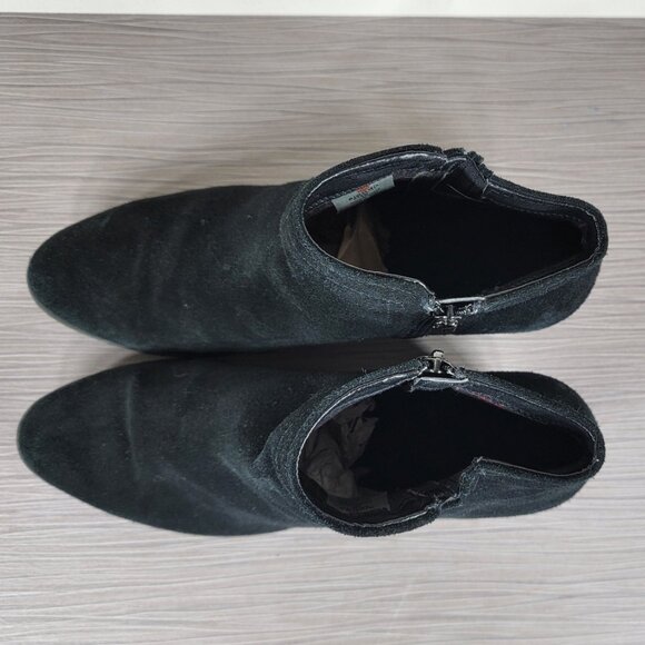 Blondo Valli Waterproof Bootie, Black Suede, Womens Size 9 M - Picture 10 of 12